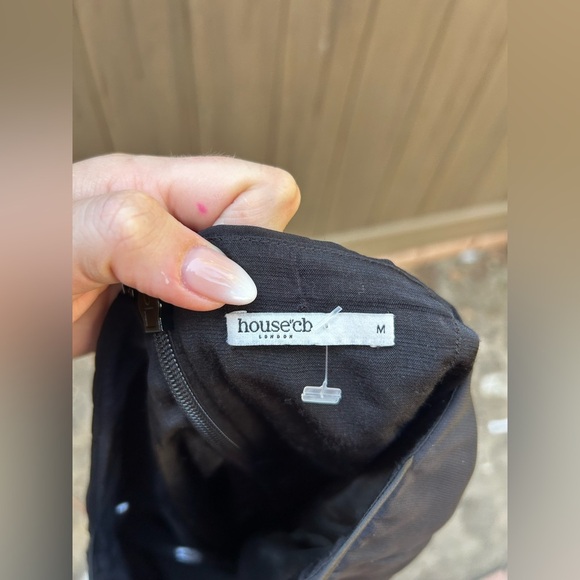 HOUSE OF CB 'Rossella' Black Ruffle Mini Dress - Picture 13 of 15